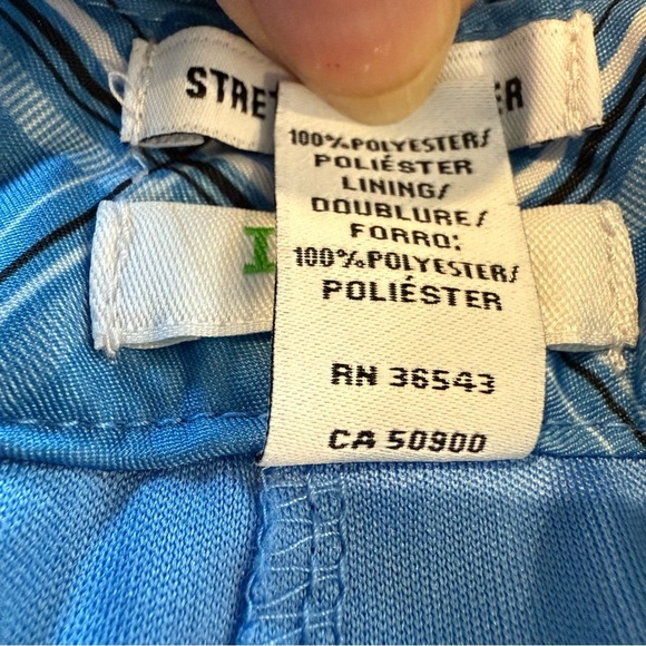 Izod Stretch XFG Athletic Blue Black and White Mini Golf Skort Women’s Size 4 - Picture 11 of 11